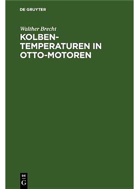 预订 Kolbentemperaturen in Otto-Motoren: 9783486771091