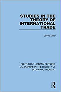 【预售】Studies in the Theory of International Trade