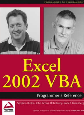预订 Excel 2002 Vba Programmers Reference Excel 2002 Vba 程序员参考: 9780764543715