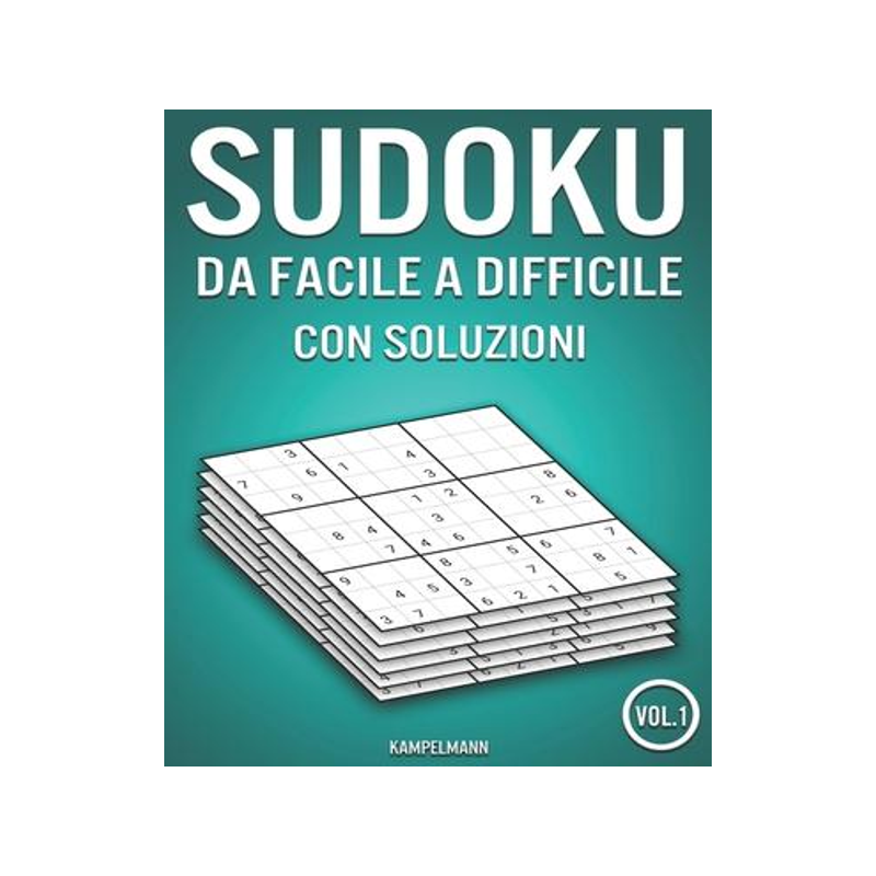 [预订]Sudoku da facile a difficile con soluzioni: 400 Sudoku da facile a difficile con soluzioni (Vol. 1) 9798638482022