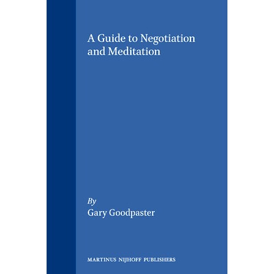 预订 A Guide to Negotiation and Meditation 谈判和冥想指南: 9781571052087