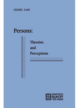 预订 Persons: Theories and Perceptions: 9789024715435