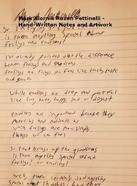 预订 Mark Xiornik Rozen Pettinelli - Hand-Written Notes and Artwork