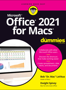 【预订】Office 2021 For Macs For Dummies 9781119840442