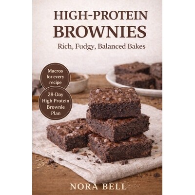 预订 High-Protein Brownies: Rich, Fudgy, Balanced Bakes 9798242000551