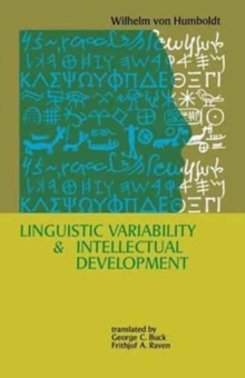 【预订】Linguistic Variability and Intellectual Development