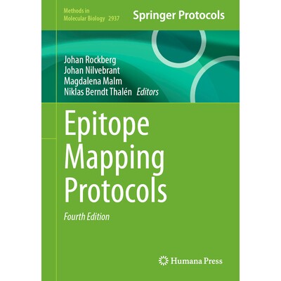 预订 Epitope Mapping Protocols 抗原表位作图实验方案 第4版 9781071645901