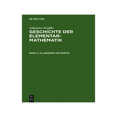 预订 Allgemeine Arithmetik