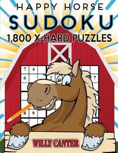 Book. 9781540587114 800 Happy Puzzles Sudoku Hard Puzzle Horse Gigantic Big Wasted 预订 Value