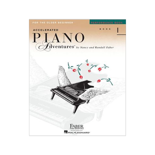 1级演奏 菲伯尔钢琴快速教程 英文原版 Accelerated Piano Adventures, Book 1, Performance