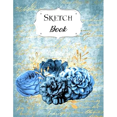 预订 Sketch Book: Flower Sketchbook Scetchpad for Drawing or Doodling Notebook Pad for Creative Artists #2 Dark Blue: 97