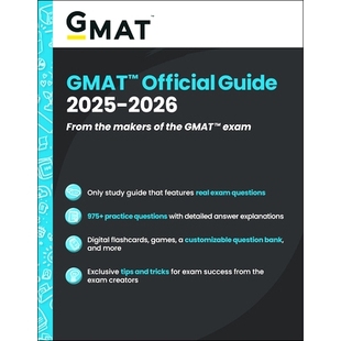 Online Gmat 2026 现货 Question 2026：书籍 Guide 研究生管理专业入学考试官方指南 Official 在线题 2025 Bank Book