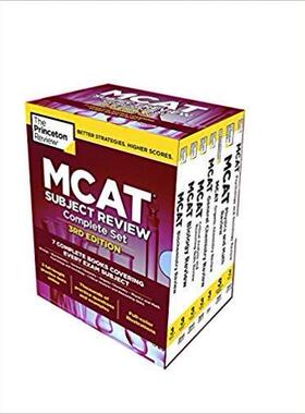 [预订]The Princeton Review MCAT Subject Review Complete Box Set, 3rd Edition: 7 Complete Books + 3 Online  9780525567837