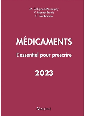 预订 Médicaments : l’essentiel pour prescrire : 2023 药品：处方要点：2023 年: 9782224036461