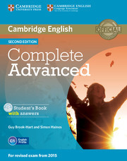 【预售】Complete Advanced Student’s Book Pack (Student’s Book with Answers and Class Audio CDs (2)) [With CDROM]