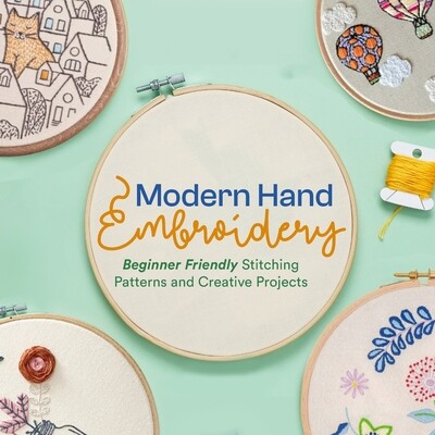 预订 Modern Hand Embroidery: Beginner Friendly Stitching Patterns and Creative Projects 9798247150190
