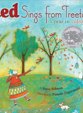 Red Sings from Treetops 红色树梢在歌唱 凯迪克大奖绘本 英文原版