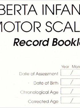 【预订】Alberta Infant Motor Scale Record Booklet