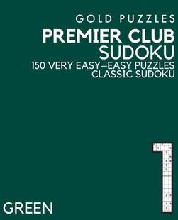 Book 150 Premier Sudoku 9798569215300 Print Puzz Puzzles Club Green Easy Very Large Gold 预订