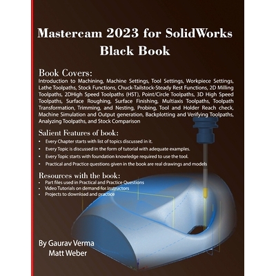 预订 Mastercam 2023 for SolidWorks Black Book: 9781774590775