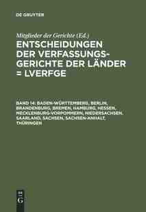 【预订】Baden-Württemberg, Berlin, Brandenburg, Bremen, Hamburg, Hessen, Me 9783899492248