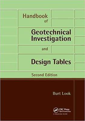 【预售】Handbook of Geotechnical Investigation and Design Tables