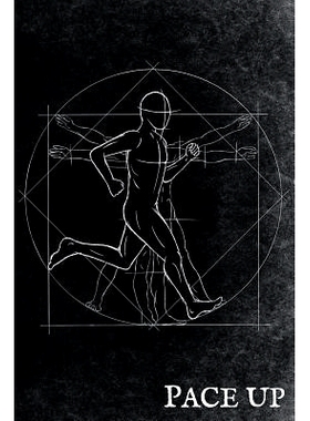 预订 Pace Up: vitruvian man style runners log book to track your day-by-day training progresses for 365 days: 9781073322