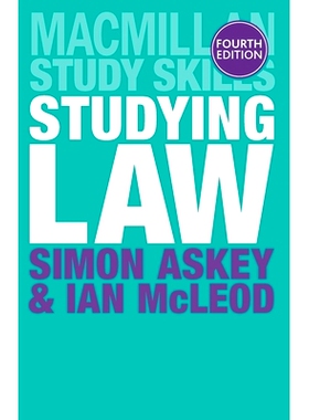 预订 Studying Law 法律研究 第4版: 9781137412683