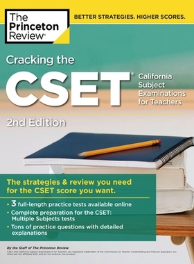 预订 Cracking the Cset (California Subject Examinations for Teachers), 2nd Edition: The Strategy & Review You Need for t