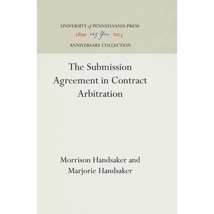 Agreement 提交协议 The 9781512812138 合同仲裁中 Submission Arbitration 预订 Contract