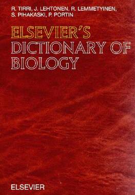 【预订】Elsevier’S Dictionary of Biology
