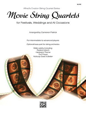 【预售】Movie String Quartets for Festivals, Weddings, and All Occasions: Conductor Score