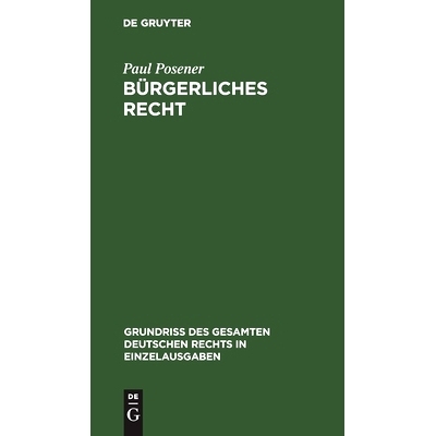 预订 Bürgerliches Recht: 9783112633595