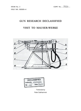 预订 Gun Research Declassified: Visit to Mauser-Werke 枪支研究解密：参观毛瑟工厂: 9783751976930