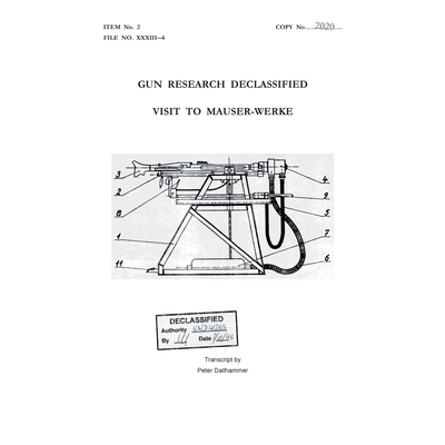 预订 Gun Research Declassified: Visit to Mauser-Werke 枪支研究解密：参观毛瑟工厂: 9783751976930