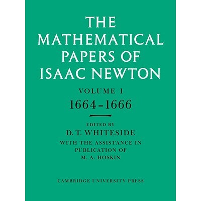 预订 The Mathematical Papers of Isaac Newton 8 Volume Paperback Set 牛顿的数学论文,平装版合集 9780521720540