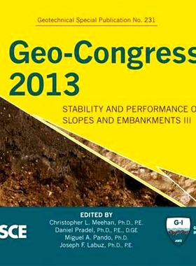 预订 Geo-Congress 2013: Stability and Performance of Slopes and Embankments III: 9780784412787