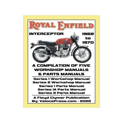 [预订]ROYAL ENFIELD 750cc INTERCEPTOR 1962 to 1970 WORKSHOP MANUALS & PARTS MANUALS COMPILATION - ALL MODE 9781588502704