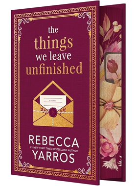 预售 未竟之事 Rebecca Yarros 精装 限量签名版 四旋翼作者 浪漫爱情小说 英文原版 The Things We Leave Unfinished (Signed)