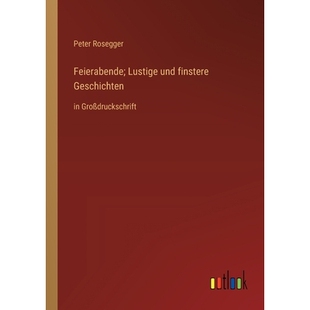 预订 Feierabende; Lustige und finstere Geschichten: in Großdruckschrift: 9783368372187