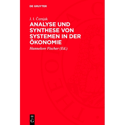 预订 Analyse und Synthese von Systemen in der Ökonomie: 9783112728048