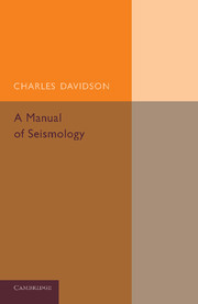 【预订】A Manual of Seismology