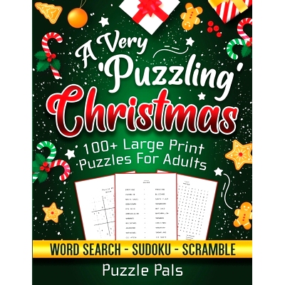 预订 A Very Puzzling Christmas: 100+ Large Print Puzzles For Adults: 9798551736868