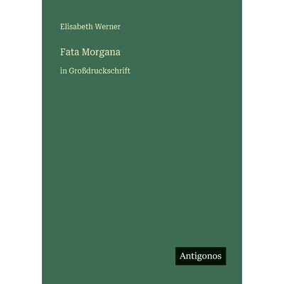 预订 Fata Morgana: in Großdruckschrift: 9783566086046
