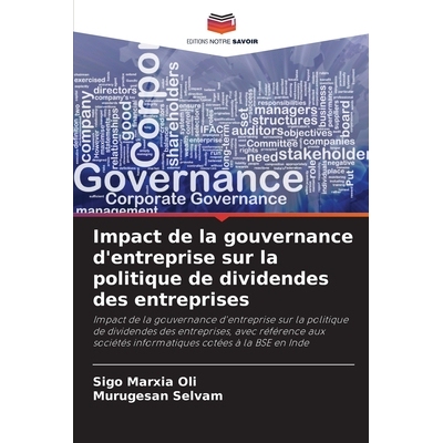预订 Impact de la gouvernance d’entreprise sur la politique de dividendes des entreprises: 9786209375972