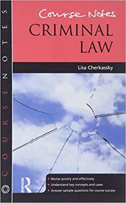 【预售】Course Notes: Criminal Law