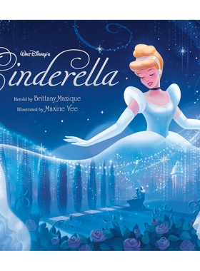 现货 迪士尼灰姑娘 75周年纪念绘本 仙履奇缘 精装收藏 英文原版 Walt Disney's Cinderella: 75th Anniversary Edition