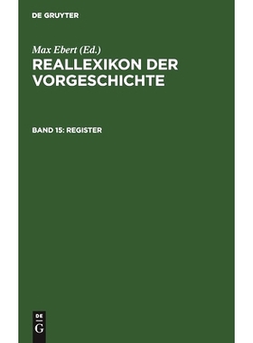 预订 Register: Mit einem Nachruf auf Max Ebert und mir seinem Bildnis: 9783112419779