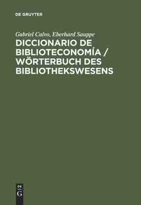 【预订】Diccionario de Biblioteconomía 9783598112690