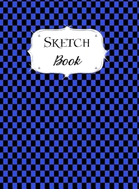 预订 Sketch Book: Checkered Sketchbook Scetchpad for Drawing or Doodling Notebook Pad for Creative Artists Black Blue: 9